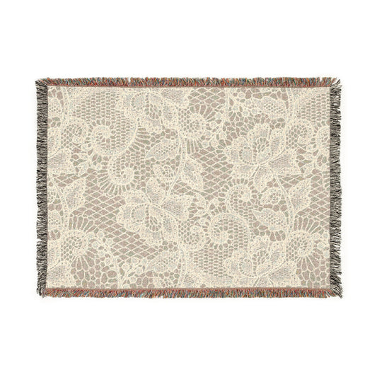 White Pixie Throw